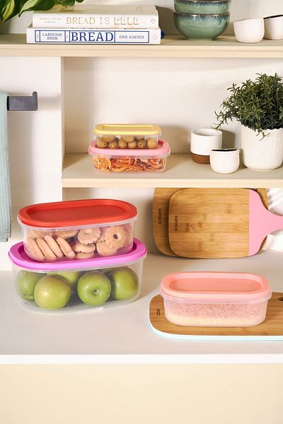 Karaca Mila 5-Piece Storage Container Colorful