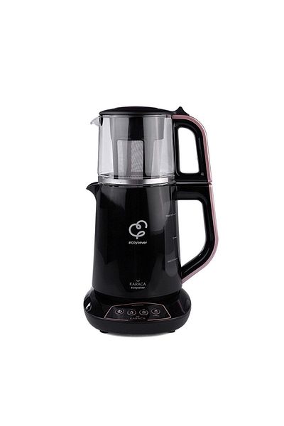 Karaca Çay Lover Aparat de ceai vorbitor 3 în 1 Încălzitor de apă și pregătire a apei alimentare 1700w Rosegold