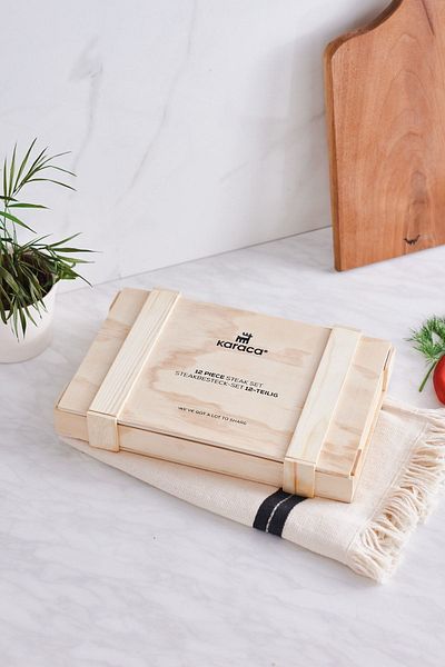 Karaca Pulse 12 Piece Fork Spoon Knife Steak Set