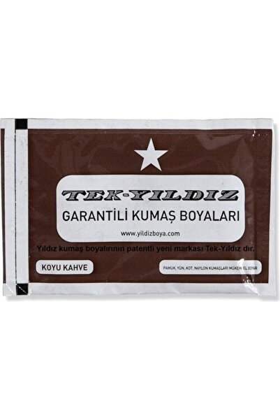 TekYıldız Tek Yıldız Kumaş Boyası Koyu Kahverengix 2 adet