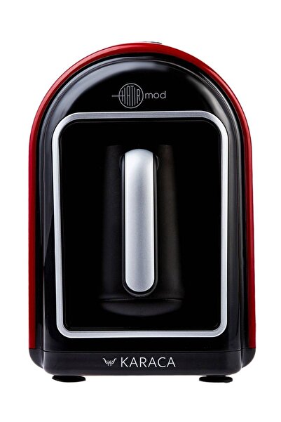Karaca Turkish Coffee Machine with Milk - Memory Mod, Red