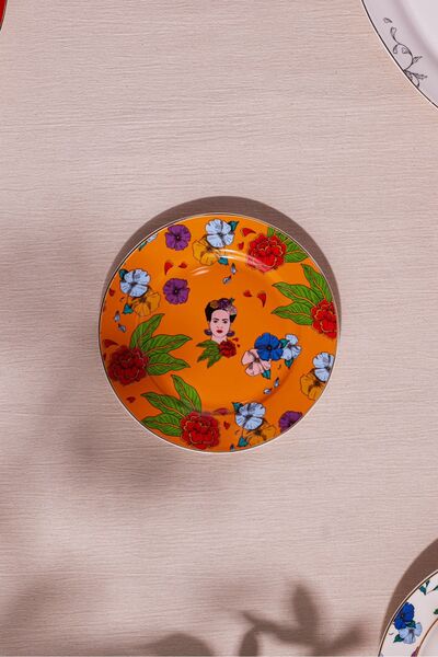 Karaca Frida Pasta Tabağı Turuncu 19 cm
