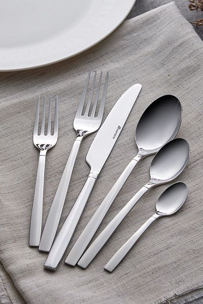 Karaca Juniper Elegance 84 Pieces 12 Person Boxed Fork Spoon Knife Set