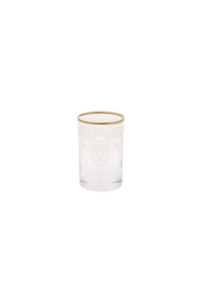 Karaca 6er-Set braun gefärbte Beryll-Wassergläser - Gold