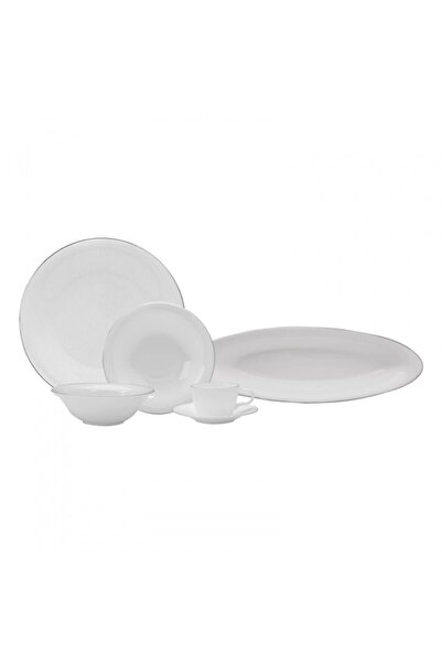 Karaca Fine Pearl Fame Platin 26 Parça 6 Kişilik Kahvaltı Takımı