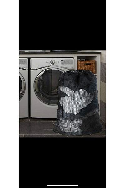 Malzek Black Luxury 3 Pieces Curtain and Laundry Net - 60x80 Cm (BATTAL SIZE)