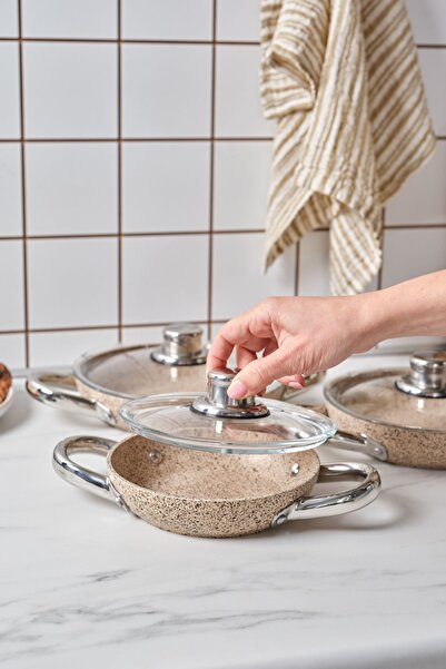 Karaca Biogranit Nare 6 Piece Set - Wood Sahan