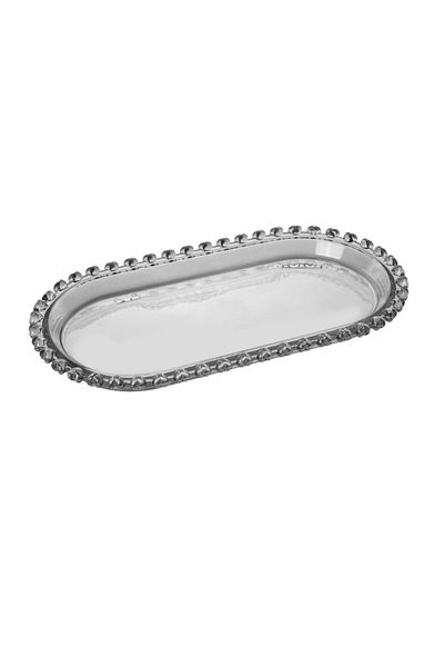 Karaca Glory Anthracite Boat Plate 25 cm