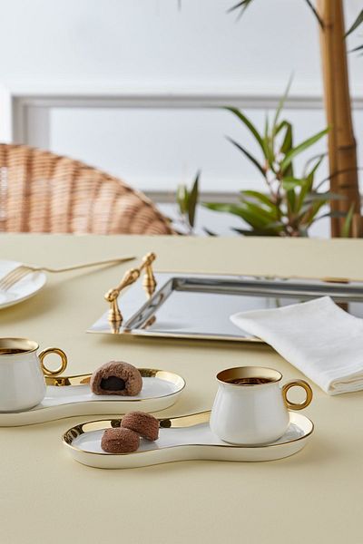 Karaca Delon Coffee Cup Set for 2 Persons 100ml