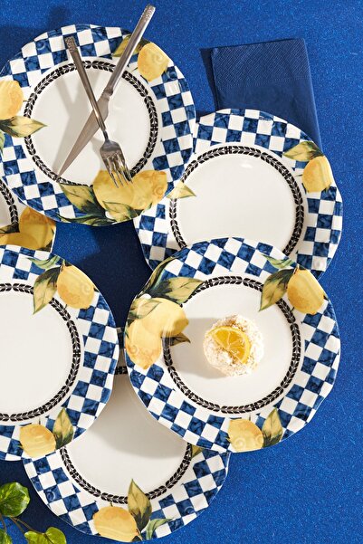 Karaca طقم كيك ليمون 6 أشخاص