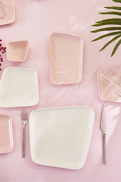Karaca Naomi Pink 26 Piece Breakfast Set for 6 People
