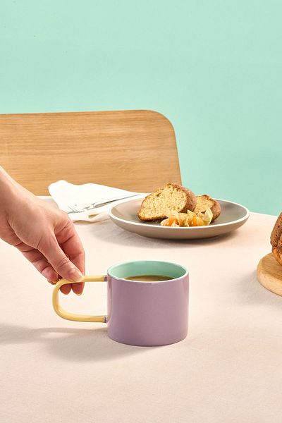 Karaca Dora Purple Mug 270 ml