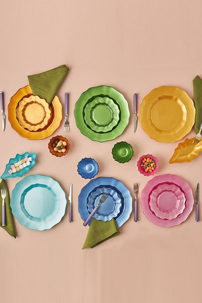 Karaca Felicita Glass 16 Piece Breakfast Serving Set for 6 Persons