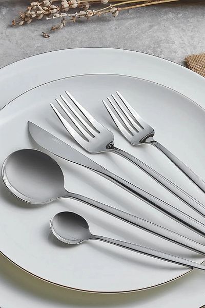Karaca Orion Platinum 30 piese Set cuțite lingură furculiță pentru 6 persoane
