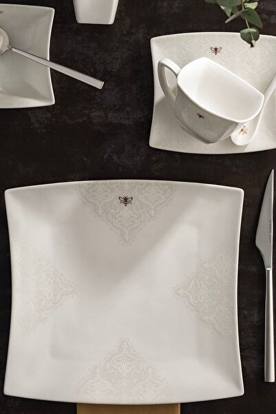 Karaca Royal Bee 32 Parça 6 Kişilik Porselen Kahvaltı/servis Takımı