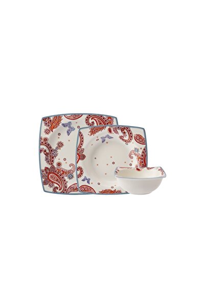 Karaca Paisley 18 Parça 6 Kişilik Porselen Yemek Takımı