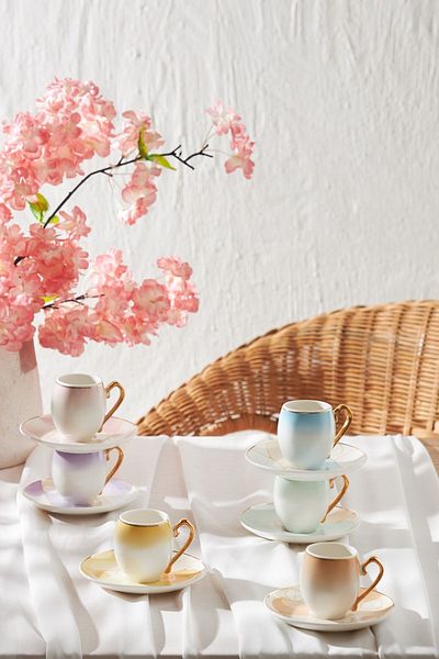 Karaca Candy 6-Person Coffee Cup Set 90 Ml