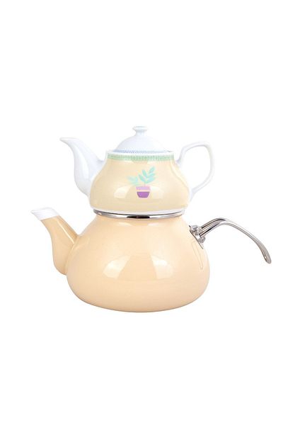 Karaca Candy Midi Cake Porcelain Teapot with Teapot