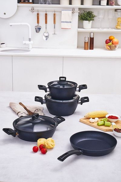 Karaca Biodiamond Powerful Plus 7 Piece Cookware Set