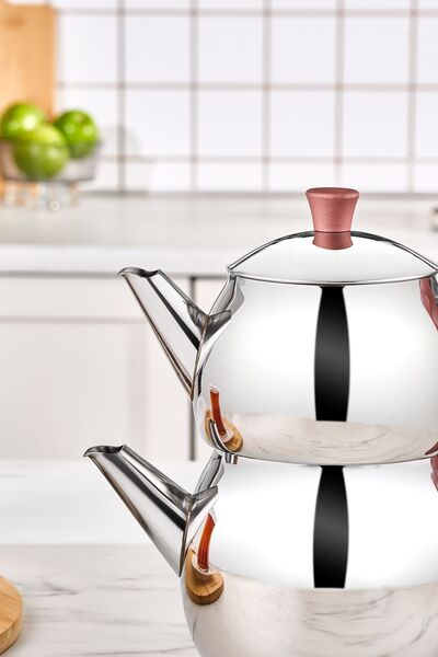 Karaca Frezya İndüksiyon Tabanlı Midi Çaydanlık Takımı Rose