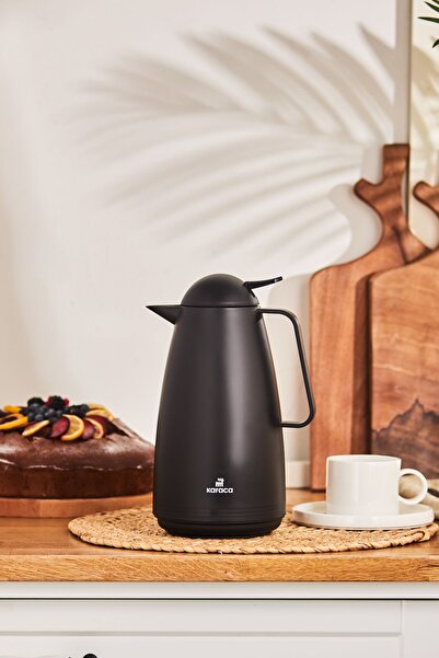 Karaca Stella Sızdırmaz Termos 1 Litre Siyah