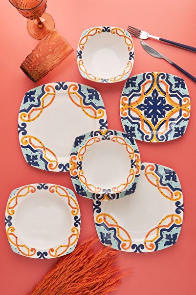 Karaca Gaudi 24 Parça 6 Kişilik Porselen Yemek Takımı