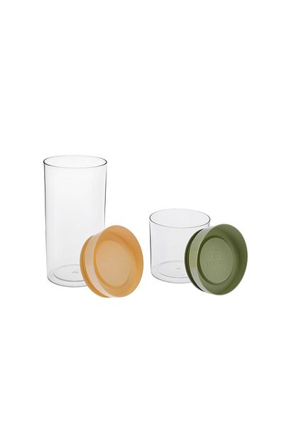 Karaca Ivory 4 Piece Silicone Jar and Storage Set