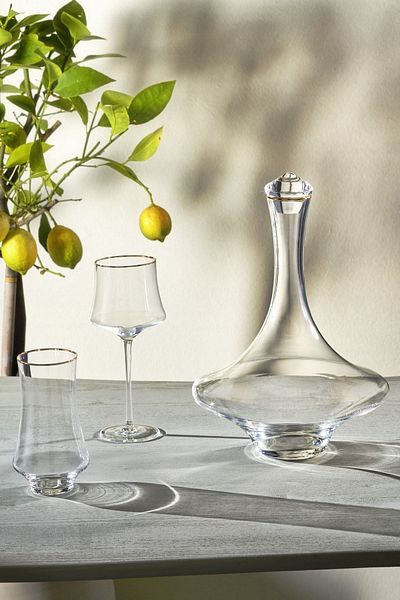 Karaca Saturn 25 Piece Glass Set for 12 Persons Platinum