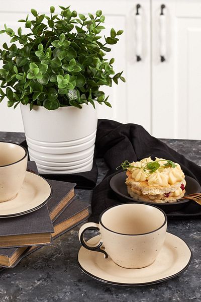 Karaca Melenie Double Coffee Cup Set for 2 People