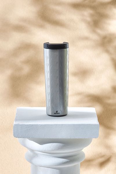 Karaca X Ist Collection Crying Column Thermos Silver