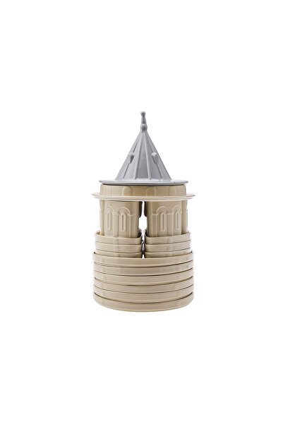 Karaca X Ist Collection Galata Tower 20 Pieces Cake Set for 6 People