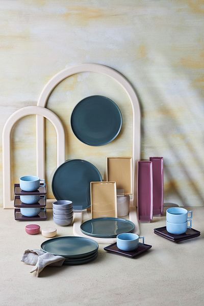 Karaca Forever Bone Monaco 28 Piece Breakfast Set for 6 People