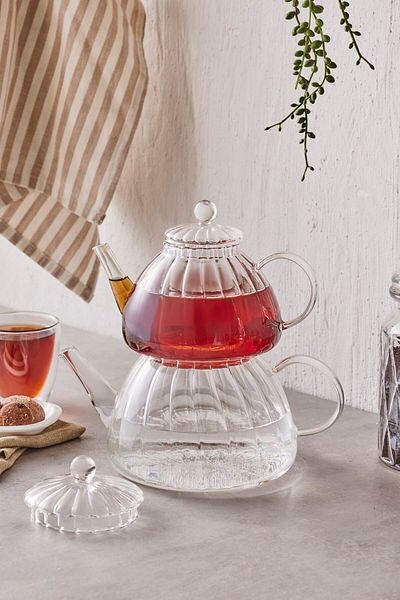 Karaca Lori Borosilicate Glass Teapot