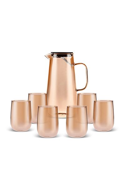 Karaca Parma Amber 7 Piece Water Set