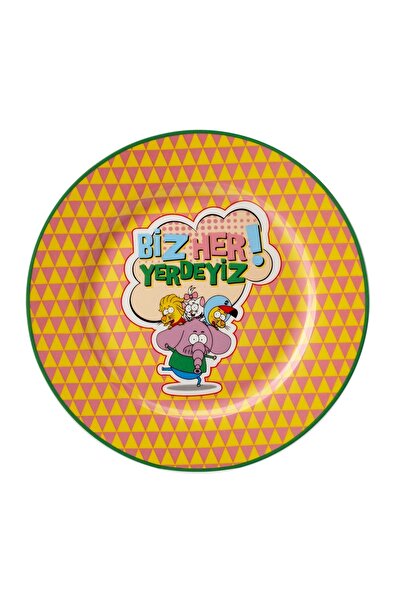 Karaca X Kral Şakir Renkli Porselen Çocuk Yemek Takımı