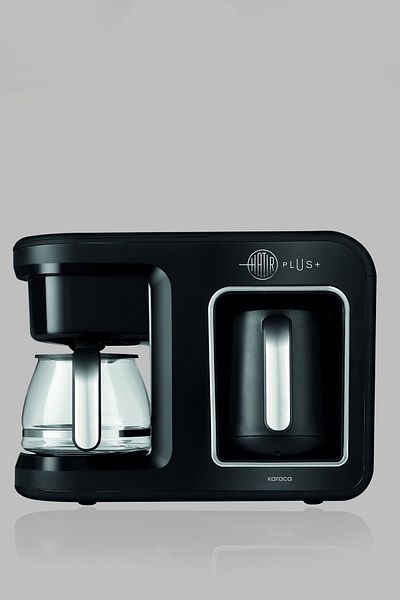 Karaca Hatır Plus 2 In 1 Coffee Machine Black Chrome