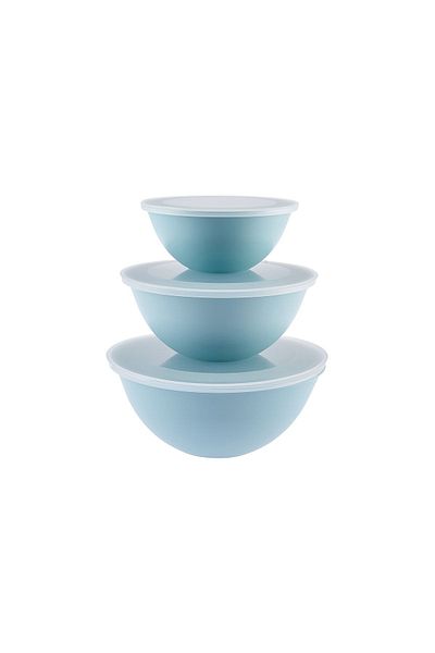 Karaca Luna Water Green 3-Piece Storage Container