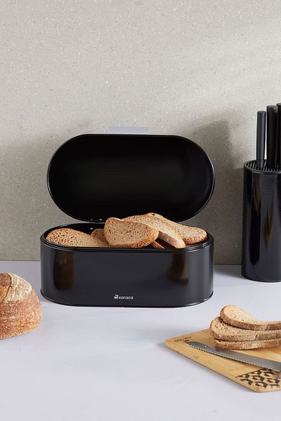 Karaca Dustin Bread Box Black
