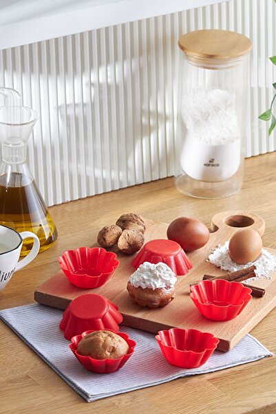 Karaca 6-Piece Silicone Muffin Mold