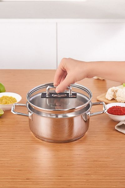 Karaca Grace Induction Base Steel Pot 18 Cm 2 Lt