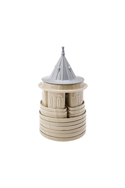 Karaca X Ist Collection Galata Tower 20 Pieces Cake Set for 6 People