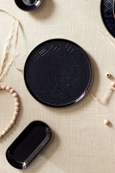 Karaca Calvin Ordövr Tabağı 23 Cm Siyah