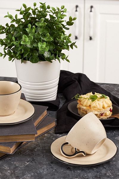 Karaca Melenie Double Coffee Cup Set for 2 People