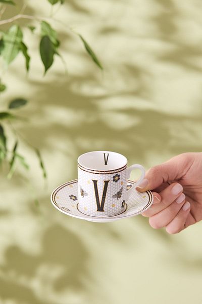 Karaca V Letter Coffee Cup 80 ml