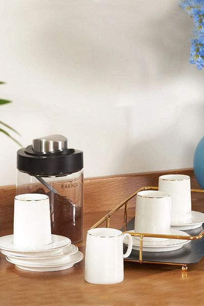 Karaca Std Snow 6 - Personality Coffee Cup Set