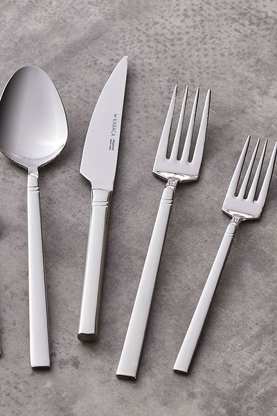 Karaca New Evora 60 Pieces 12 Person Fork Spoon Knife Set