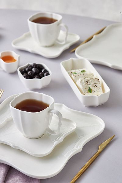 Karaca Vintage New Bone 29 Piece Breakfast Serving Set for 6 Persons