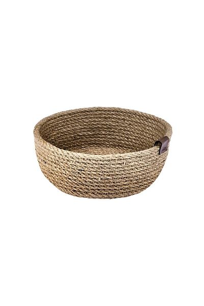 Karaca Cedar Jute Bread Basket Round