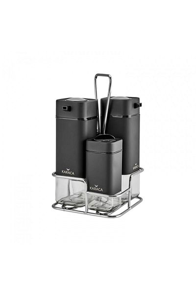 Karaca Avant-Garde Black Gold Salad Set