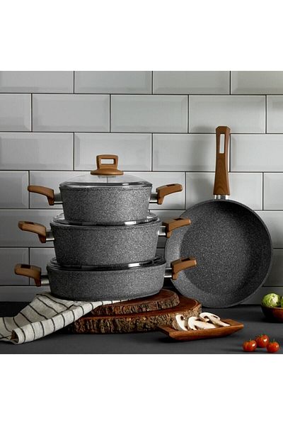 Karaca Silver Stone Granite 24 Cm Pot